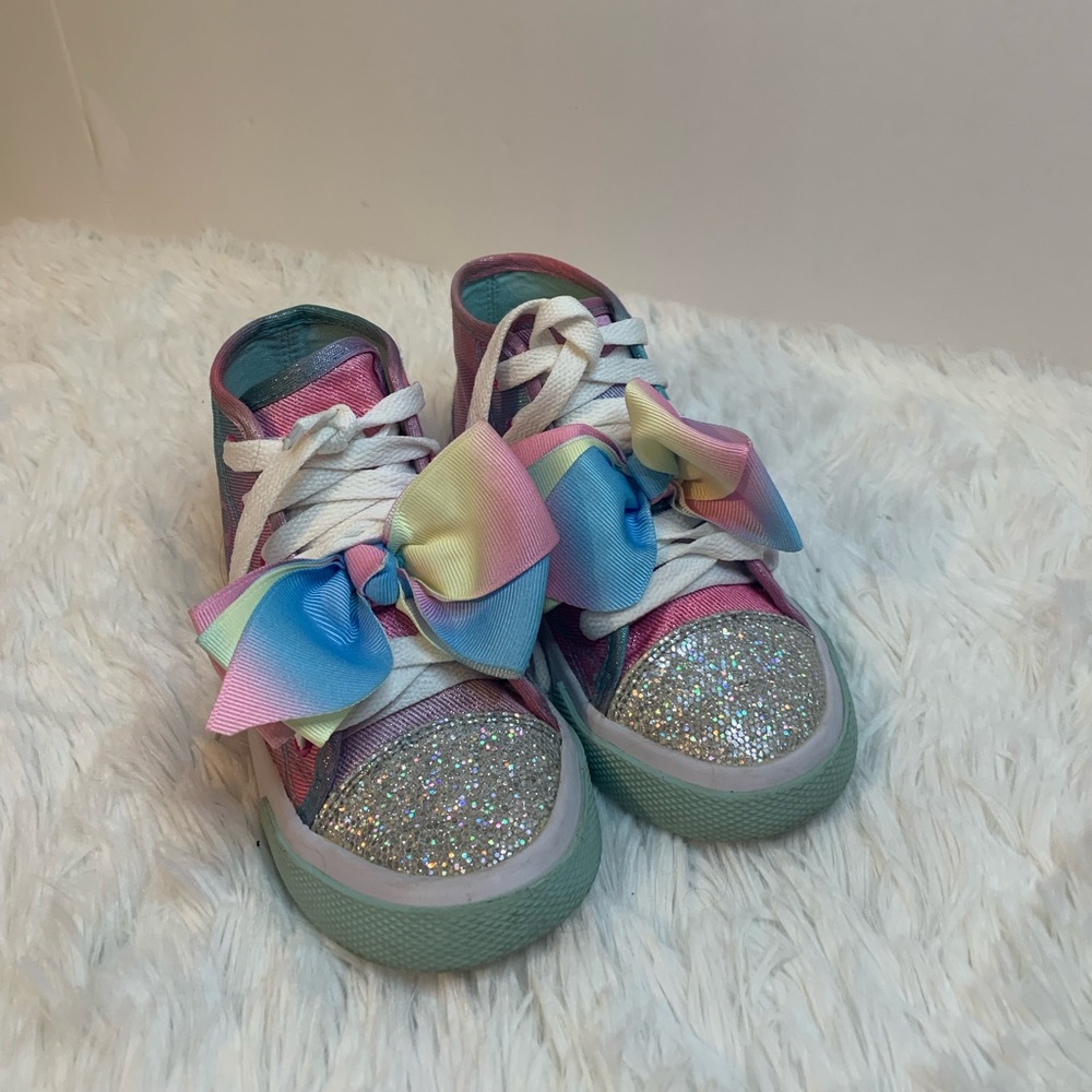 JoJo Siwa Girls High-Top Sneakers Shoes Size 11